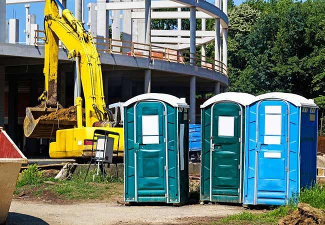 construction site toilets