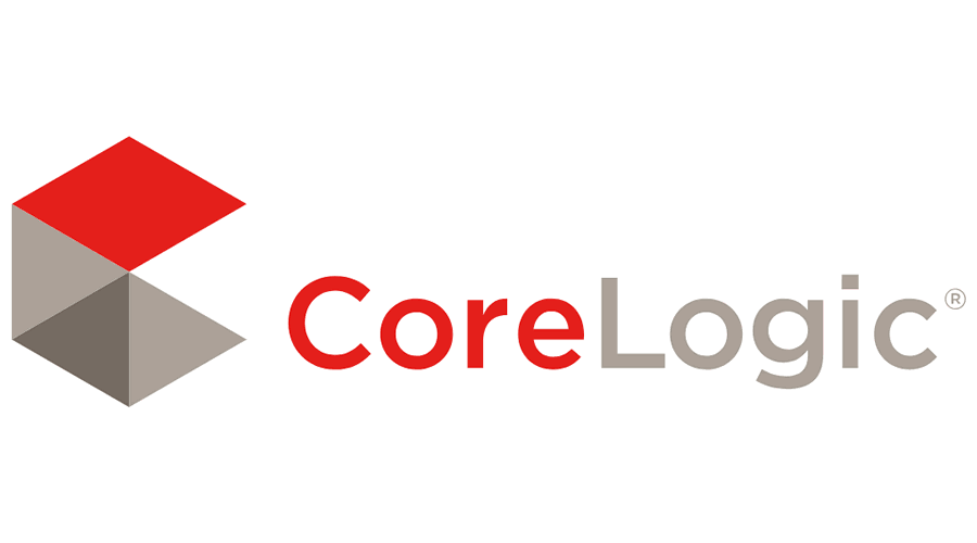 The core logic logo is a red and gray cube on a white background.