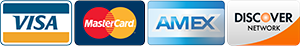A visa mastercard amex and discover network logo
