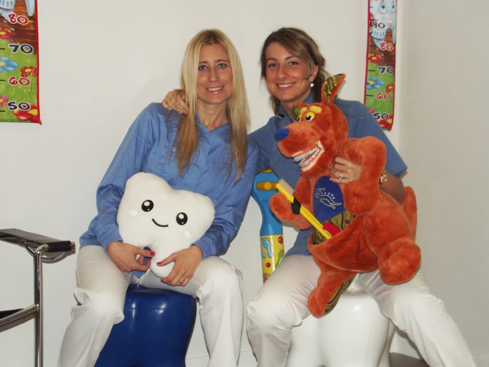 Dentiste con peluche