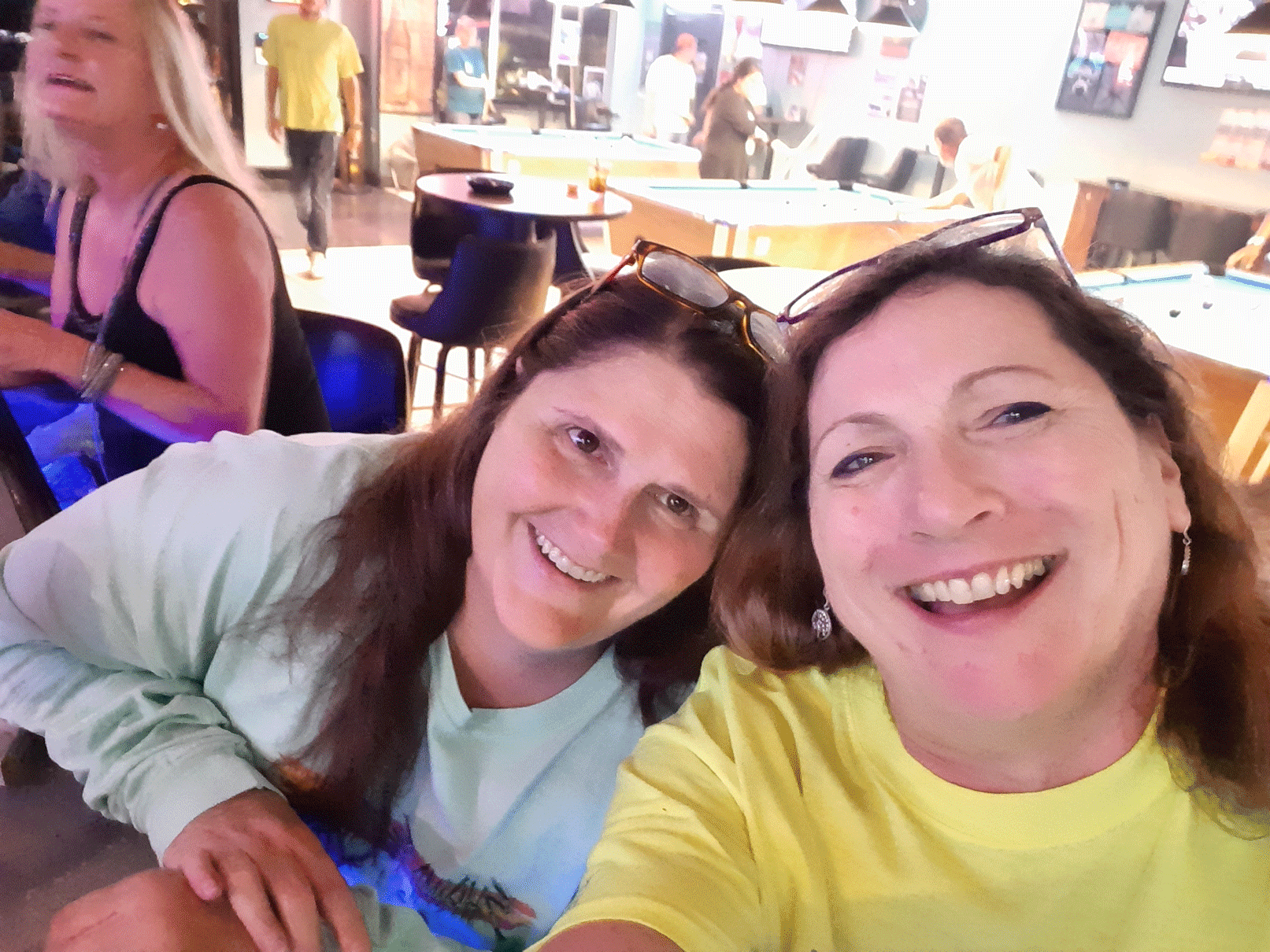 Two Women Smiling While Taking Selfie | Foley, AL | The Office Lounge Two Women Smiling While Taking Selfie | Foley, AL | The Office Lounge