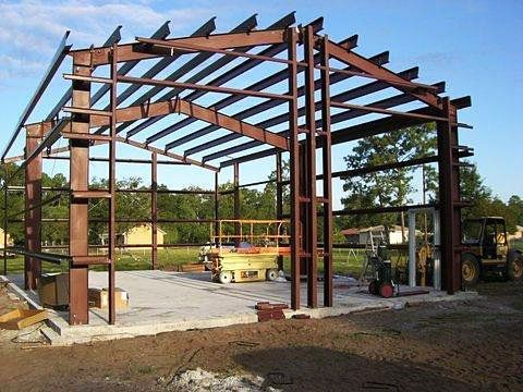 Brown Metal Building Frame — Jacksonville, FL — Assign Commercial Group