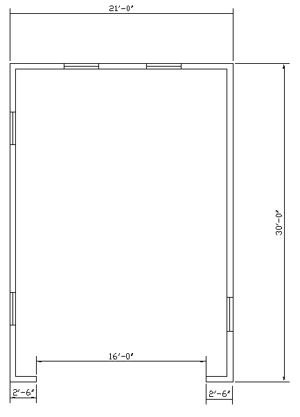 Garage Floor Plan #1A — Assign Commercial Group — Jacksonville, Florida