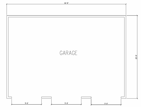 Garage Floor Plan #4D — Assign Commercial Group — Jacksonville, Florida