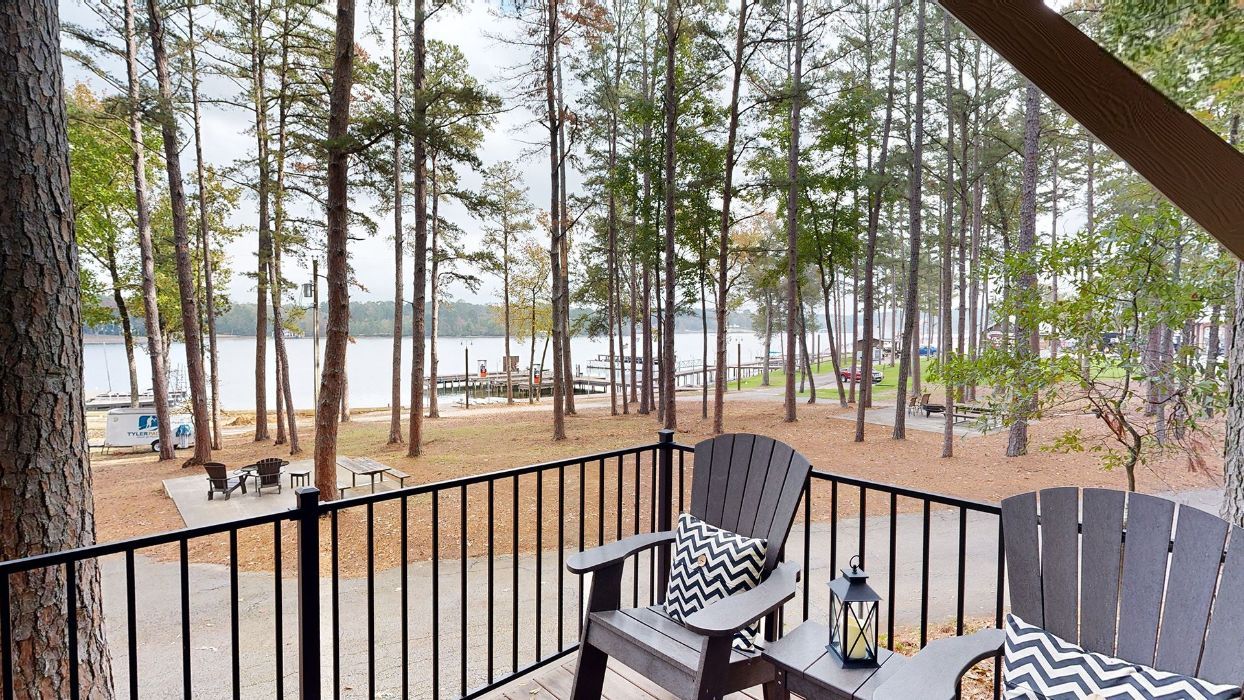 porch view of lakefront