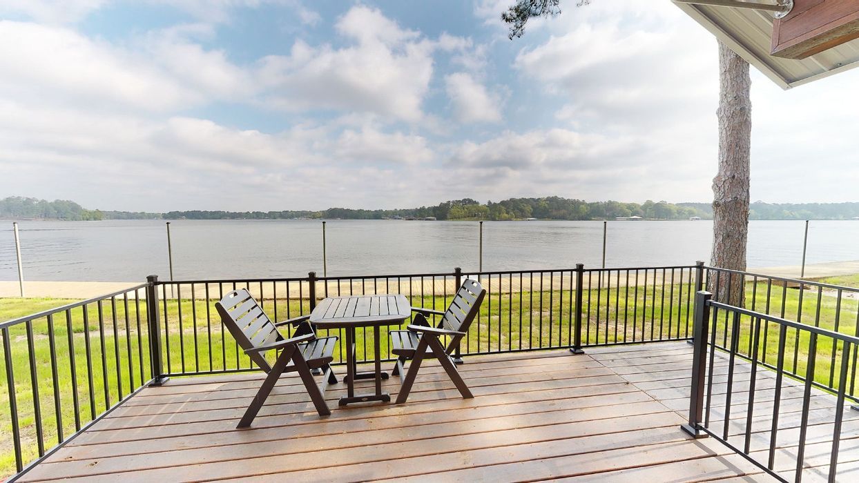 view of lake tyler from our deck