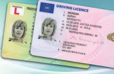 Counterpart driving licence