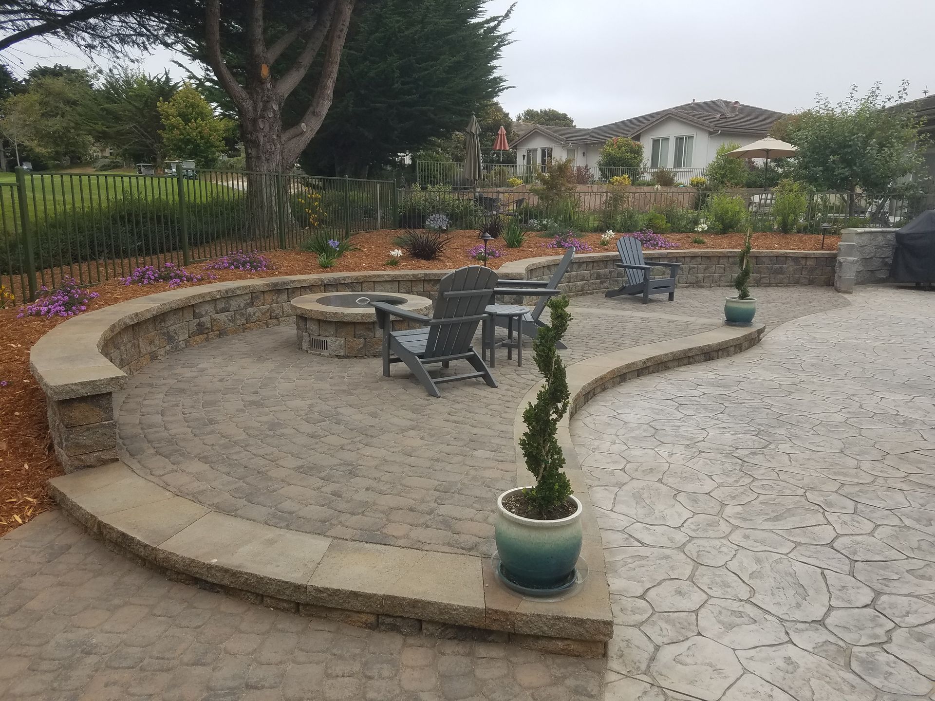 Fireplace — Arroyo Grande, CA — NSL Landscape Co.