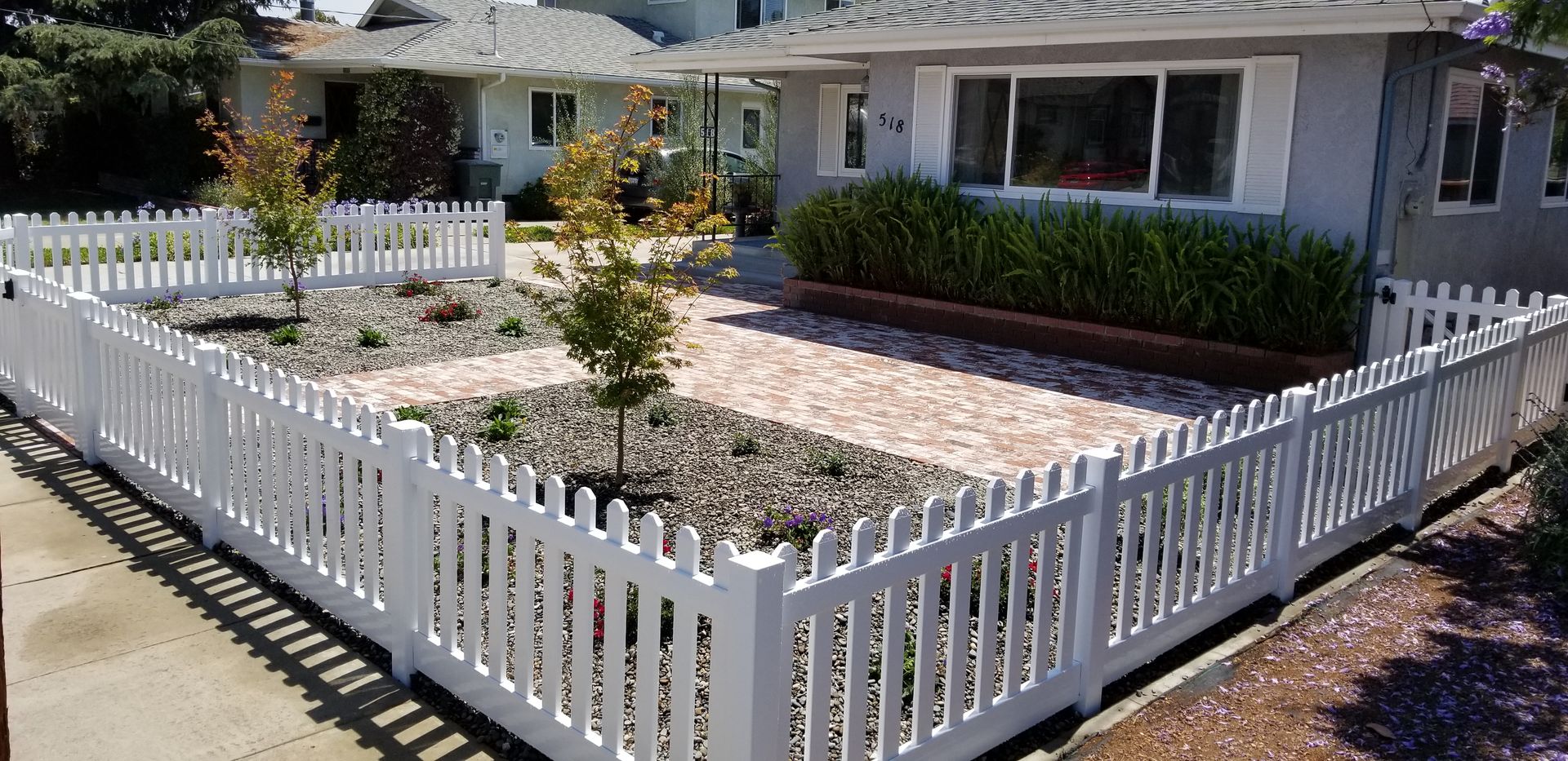 White Fence — Arroyo Grande, CA — NSL Landscape Co.