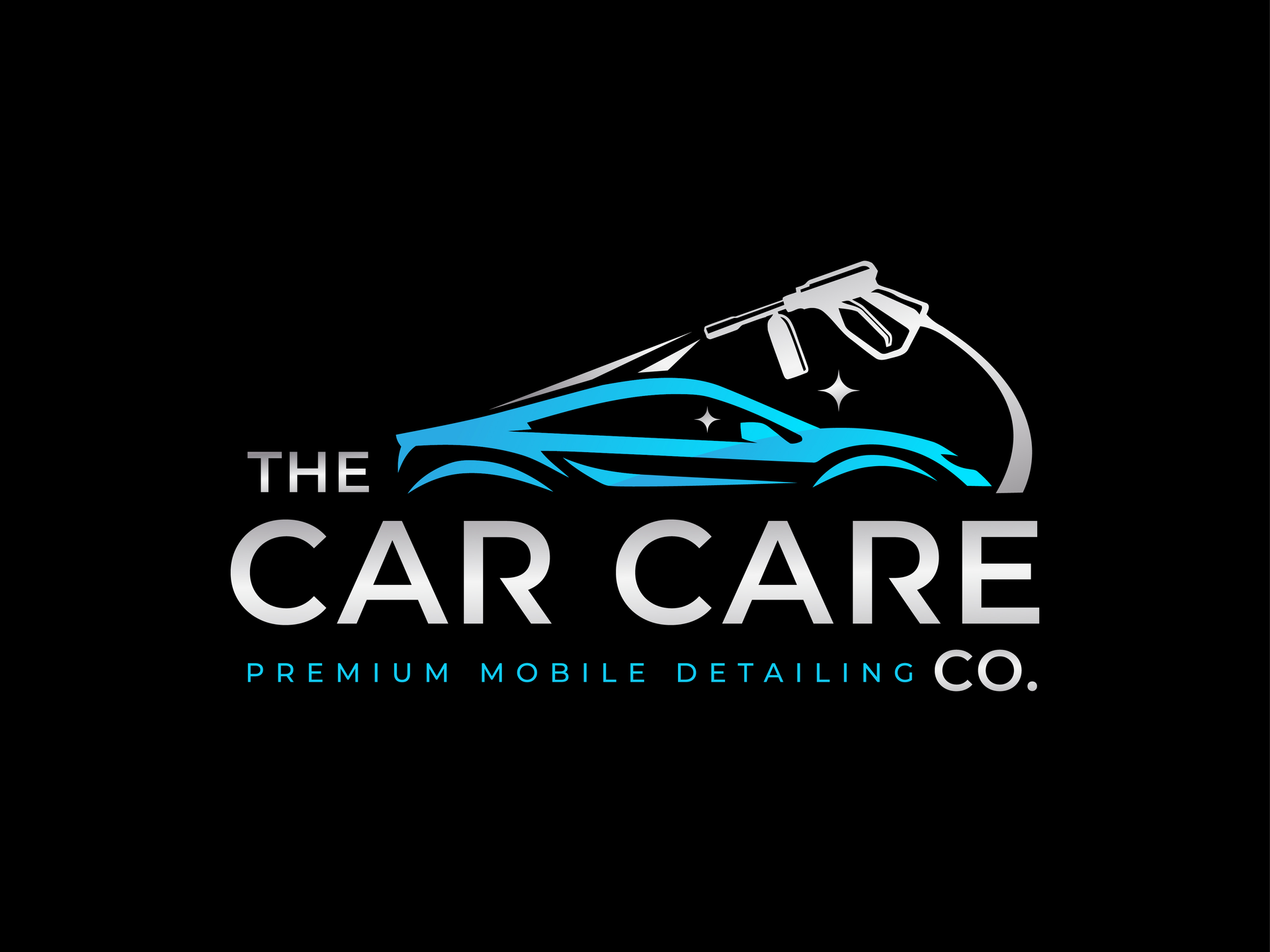 The Car Care Co. logo with black background