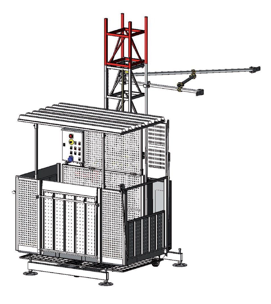 Ascensore con piattaforma di carico PT 1200