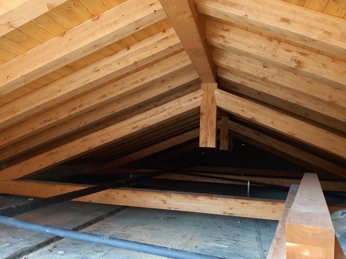 tetto in legno