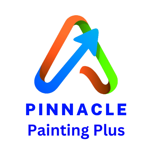 Logo for Pinnacle Painting Plus: a colorful upward arrow inside an 'A' shape with blue text.