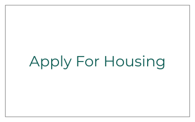 Apply For Housing button with teal text on a white background