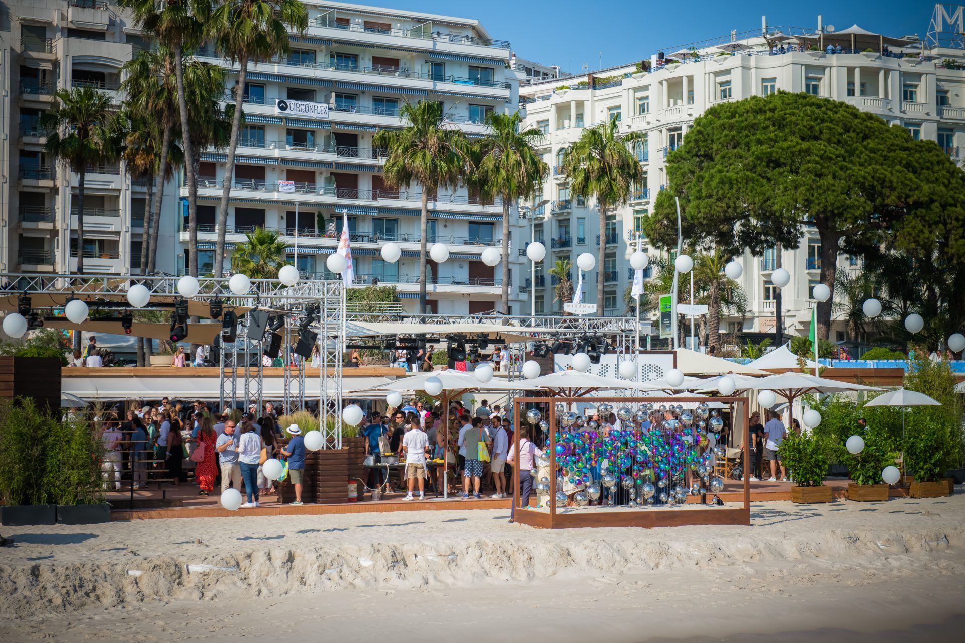 WPP Beach at Cannes Lions