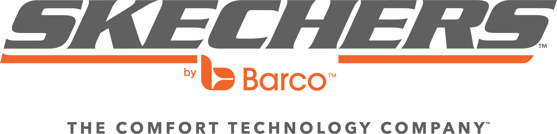 A logo for skechers barco the comfort technology company