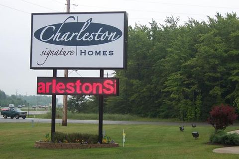 Charleston signature homes sign