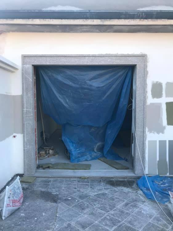 creazione di un balcone in pietra