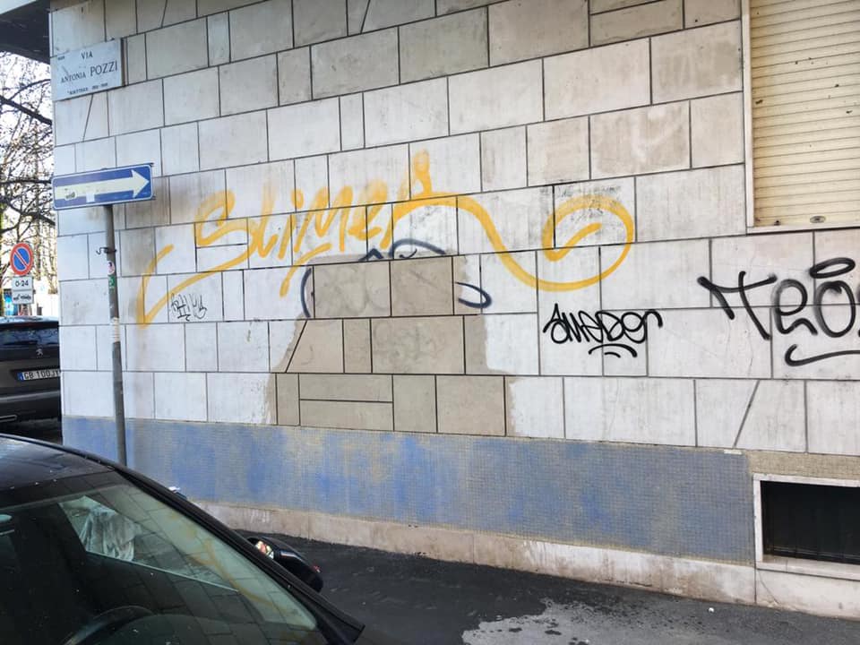 pulizia da graffiti