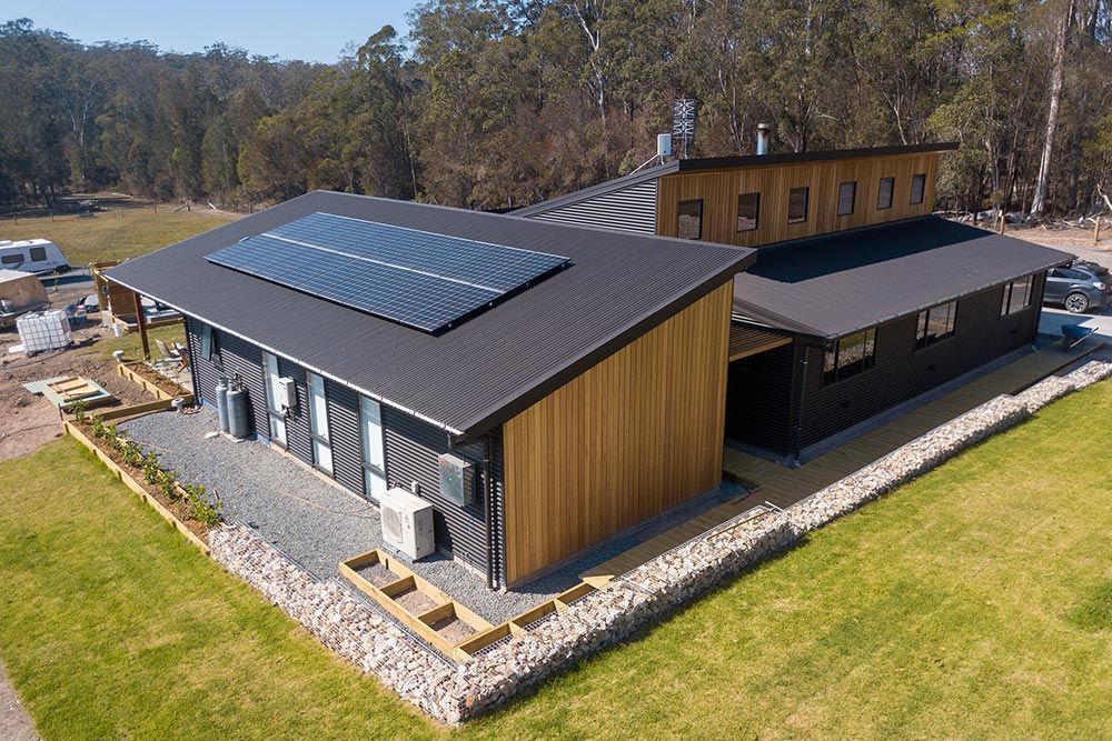 Black Metal Roofing — Roofing in Bonny Hills, NSW