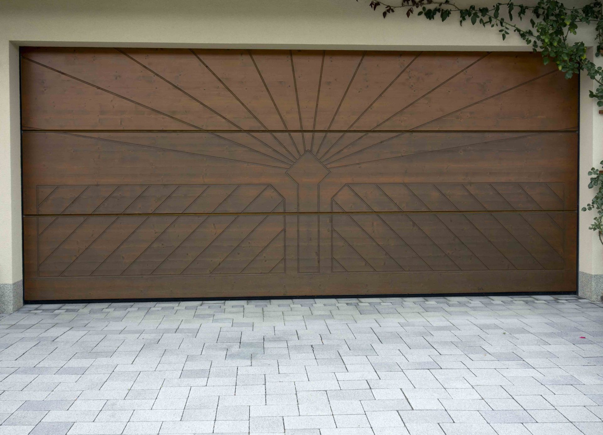 View Of Wooden Garage Door — Southwick, MA — Competitive Door