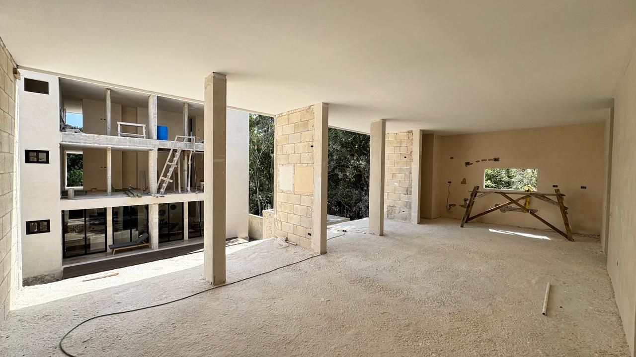 En obra: Sala comedor