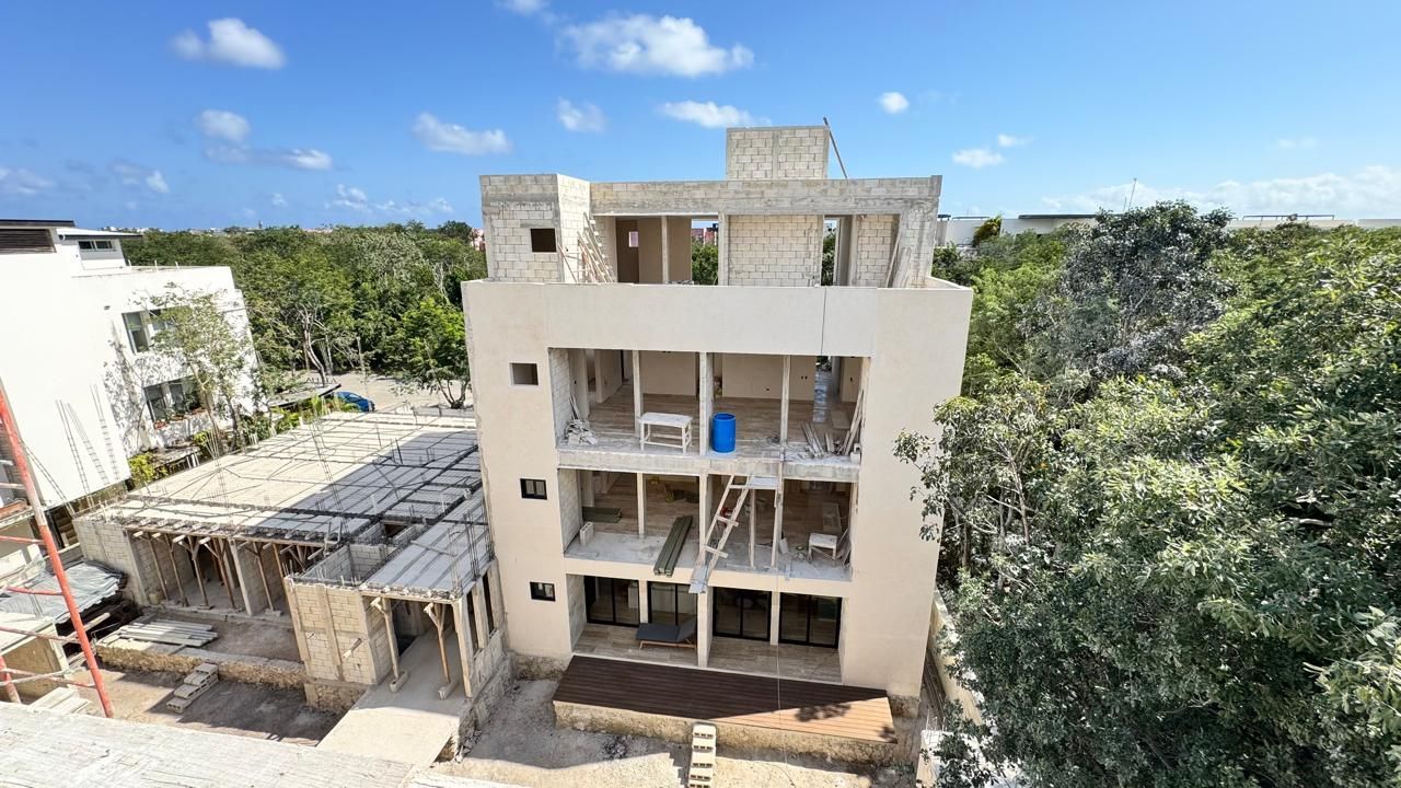 Vista obra desde la torre B a Torre A