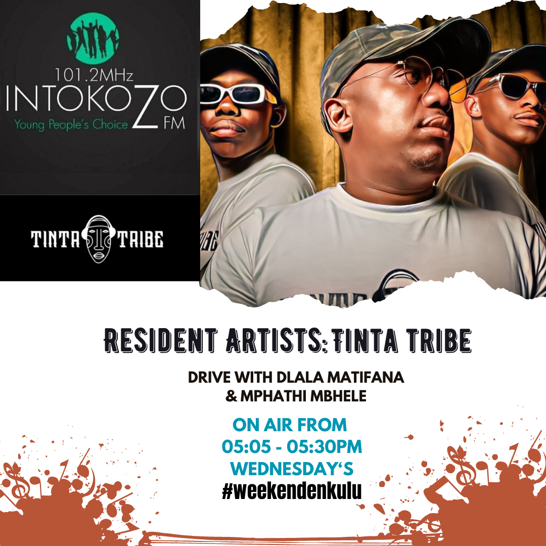 An advertisement for resident artists tinta tribe