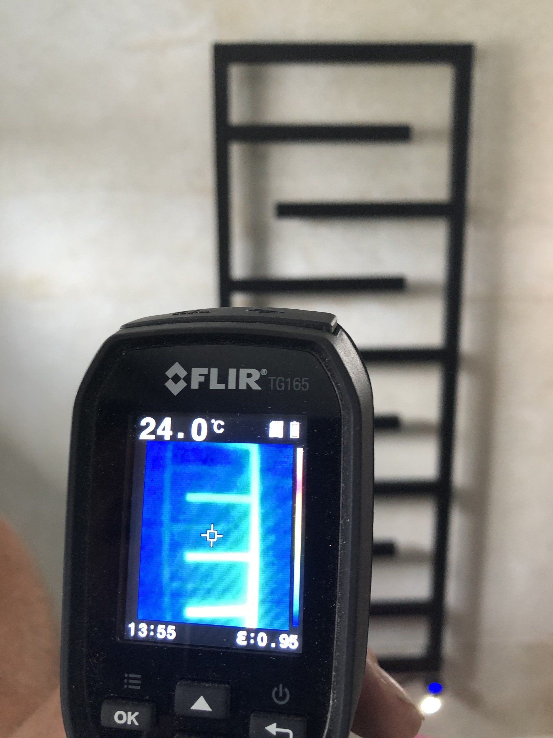 Heating fault testing 