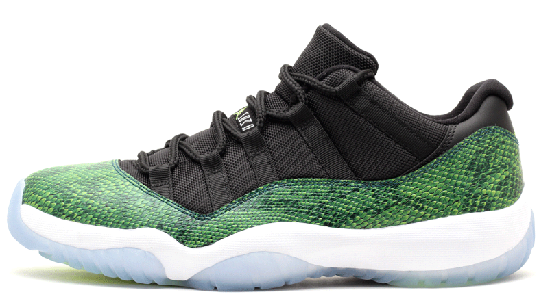 Air Jordan 11 (XI) Low Green snakeskin