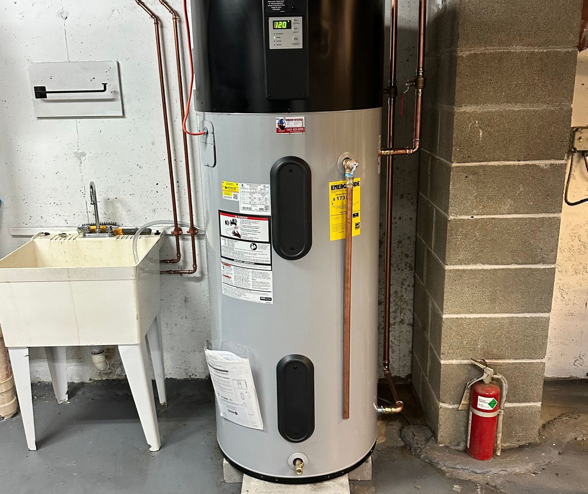 A water heater offered and installed in North Haven, CT