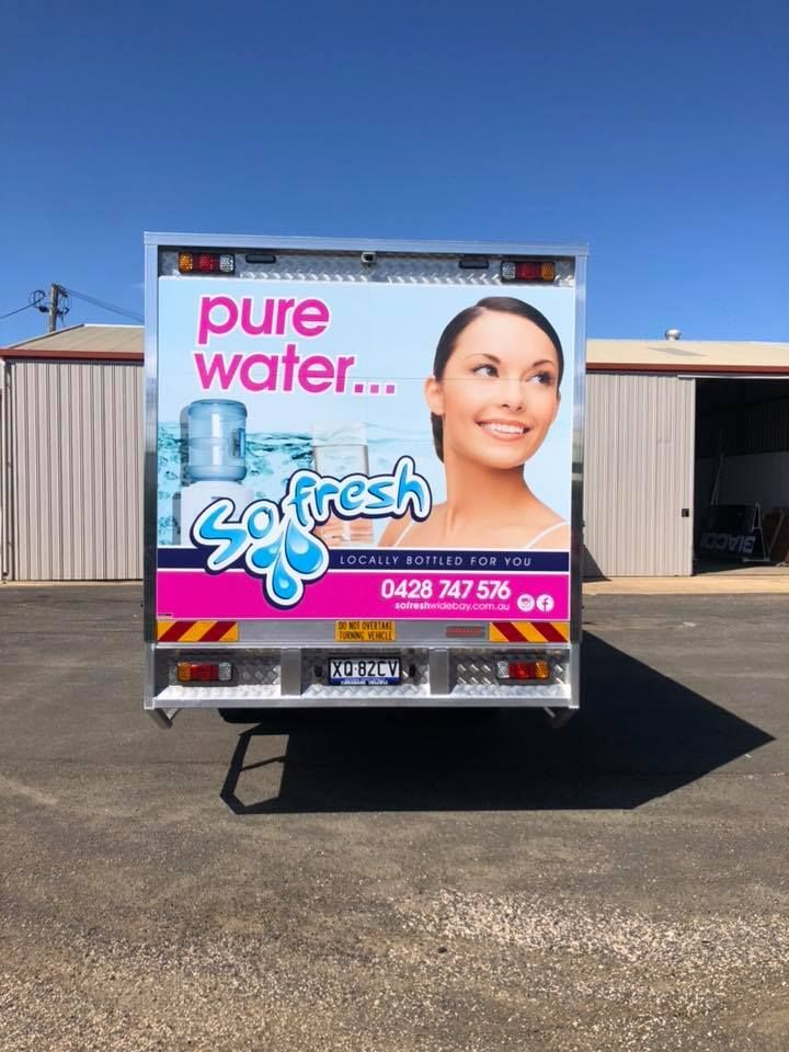 Water Truck Parked Outdoors — So Fresh Wide Bay in Thabeban, QLD