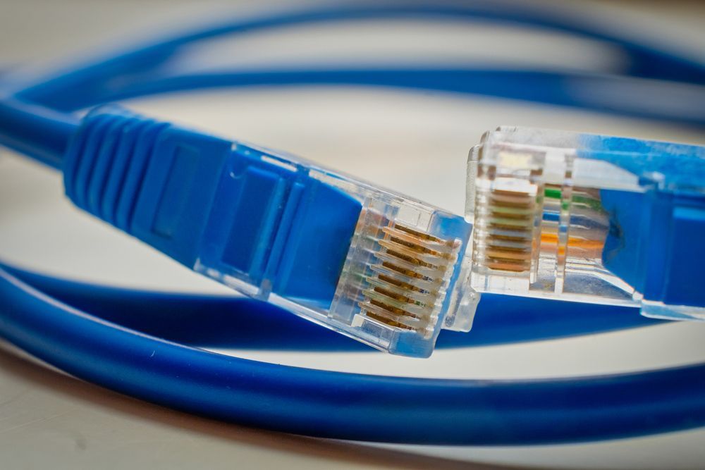 Closeup View of a Ethernet Cable — Advantage Communications & Electrical in Kunda Park, QLD
