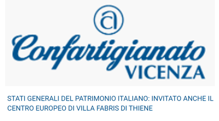 Confartigianato vicenza stati generali patrimonio italiano