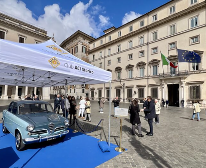 alfa romeo giulietta enrico mattei piazza colonna palazzo chigi roma stati generali patrimonio italiano