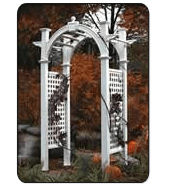 Semi Rounded Arbor - Fence Contractor in Garfield, NJ