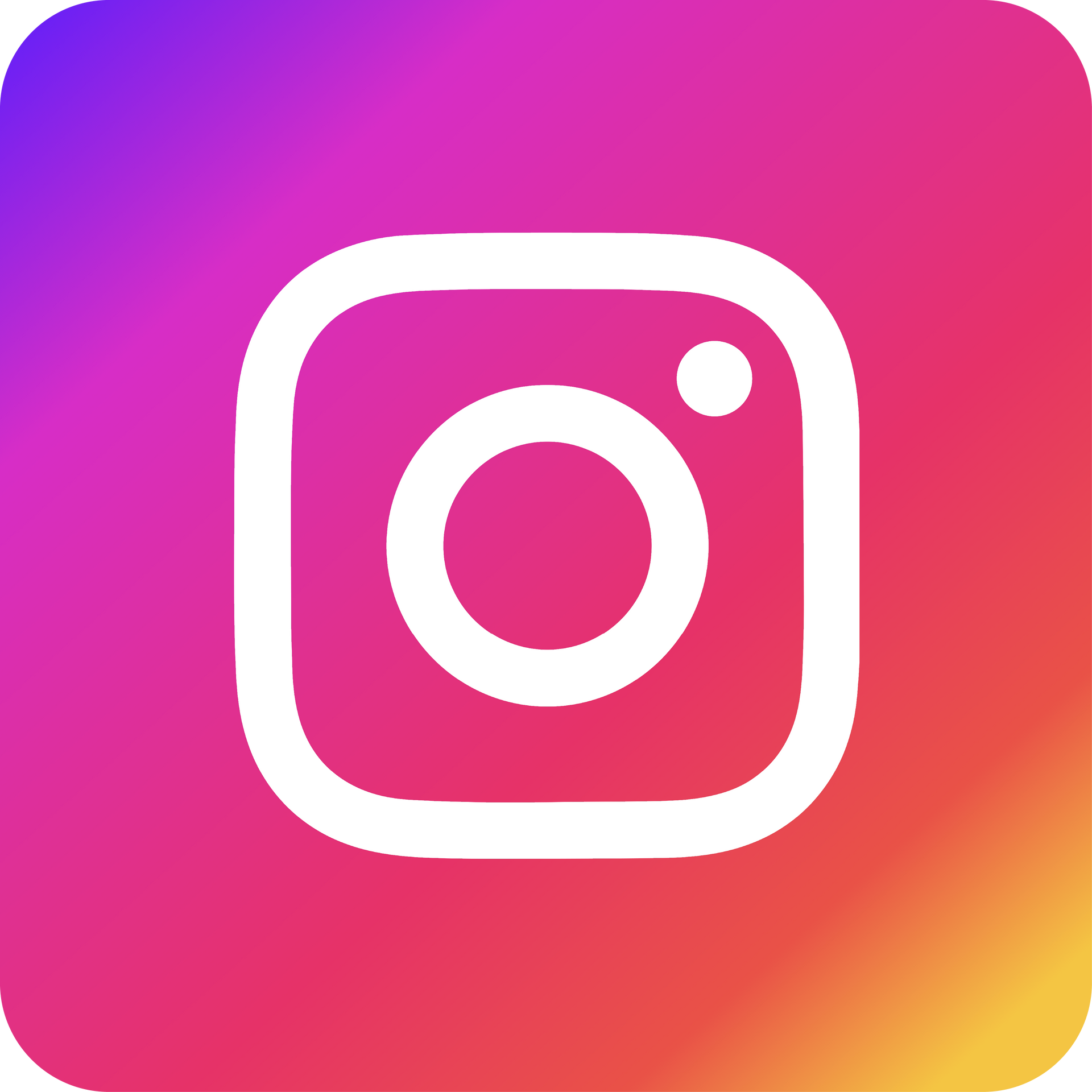 Instagram app logo: white camera icon on a colorful gradient background of pink, purple, and orange.