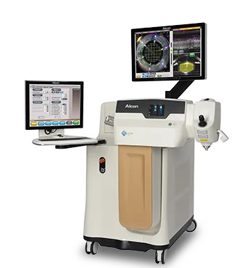 A computer monitor is sitting on top of a machine.