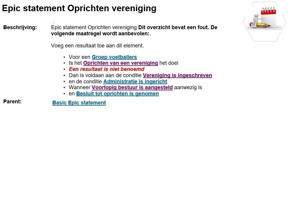 Webpage geen doelen