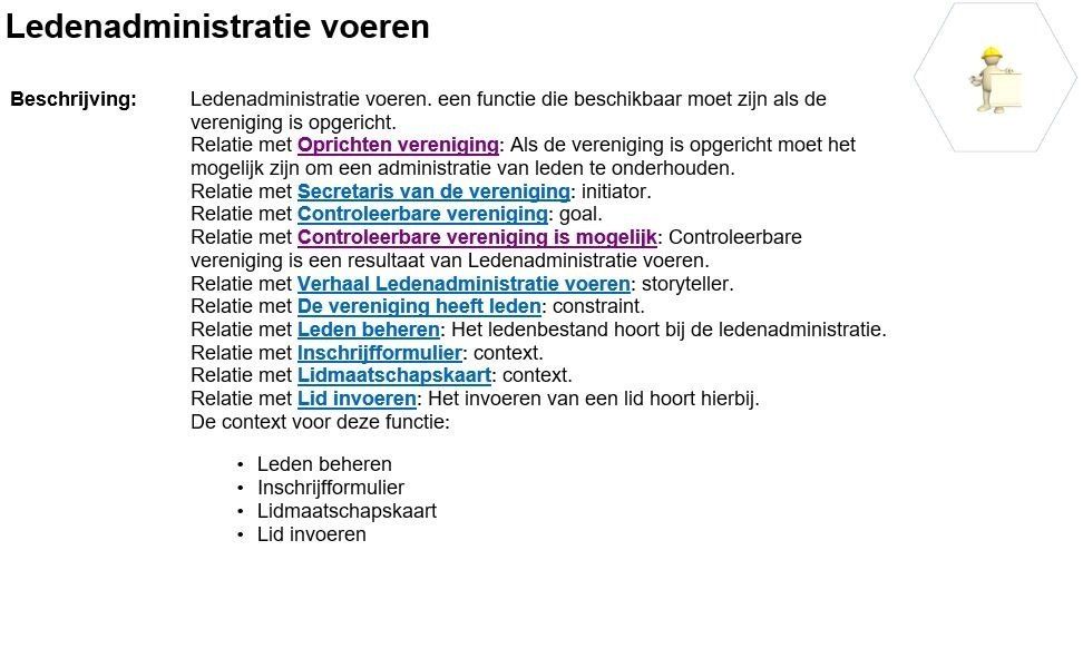 Webpage Ledenadministratie voeren