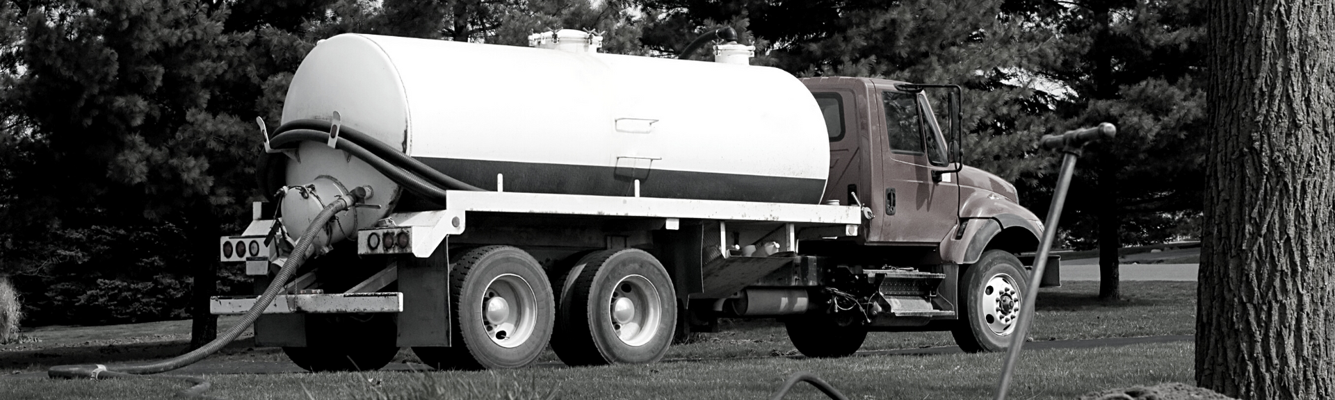 septic tank company truck