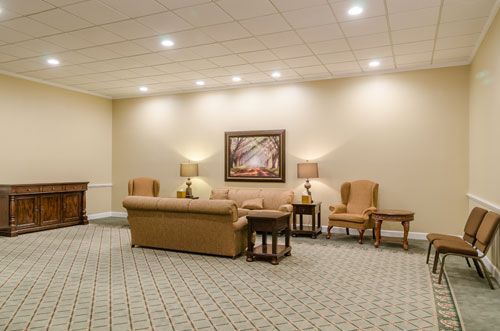 Cole & Garrett Funeral Home seating