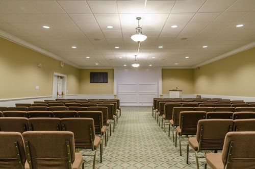 Cole & Garrett Funeral Home service seating