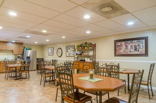 Cole & Garrett Funeral Home mess hall