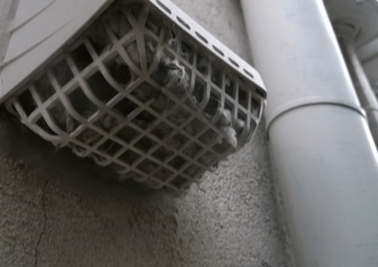 clogged dryer vent 