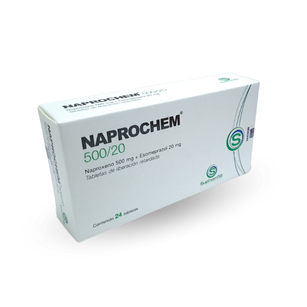 NAPROCHEM 500 mg /20 mg Tabletas