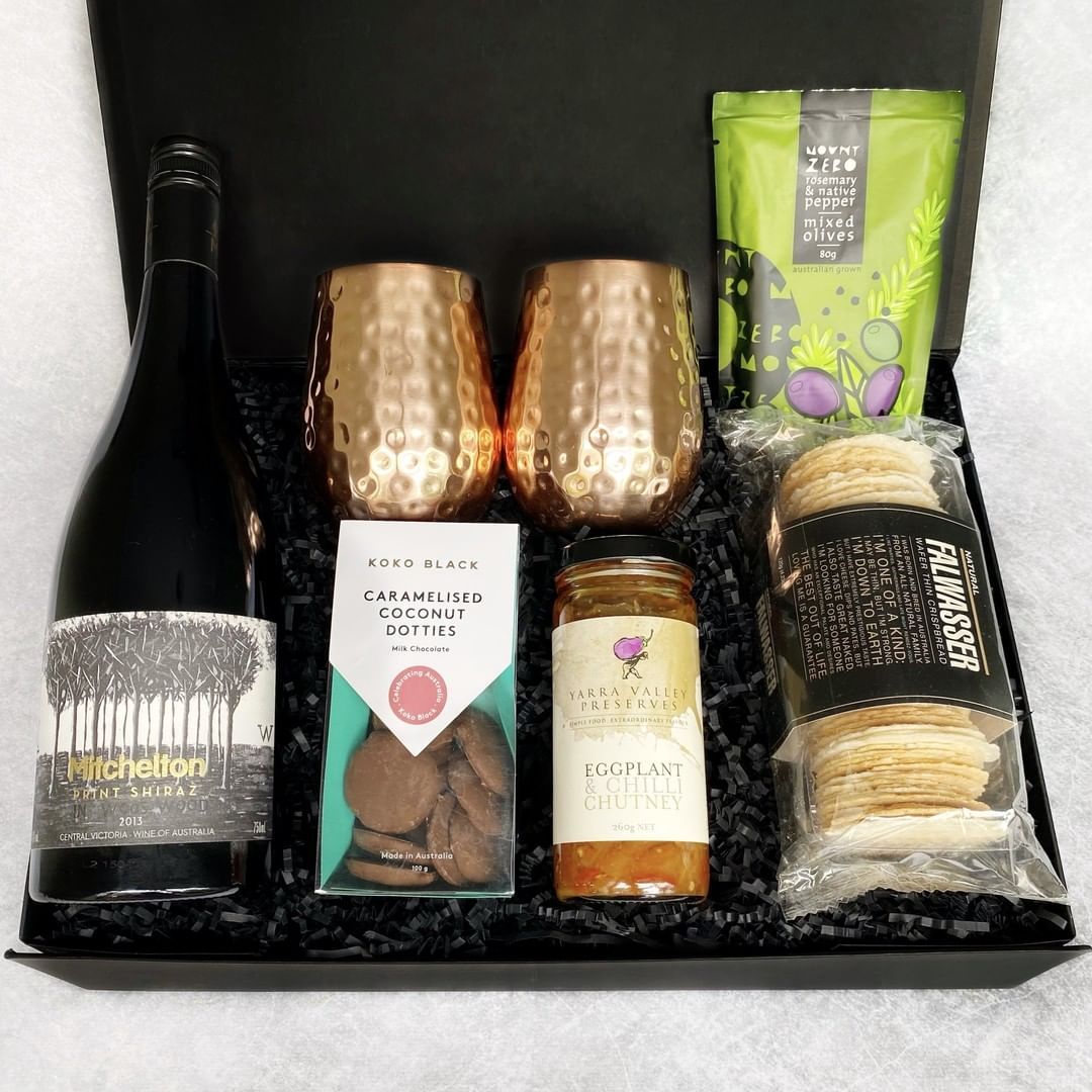 chocolate with wine hamper
