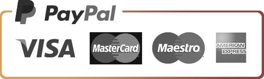 PayPal, Visa, MasterCard, Maestro, American Express