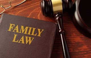 Family Law Book with Gavel on a Table — Family Law in Oak Ridge, TN