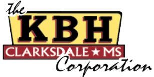 A logo for the kbh clarksdale ms corporation